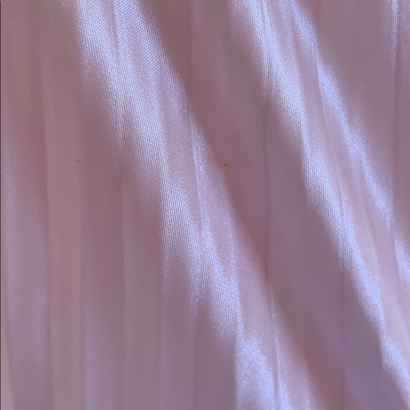 David’s Bridal Blush Pink Prom Dress Halter Pleats - Picture 5 of 5